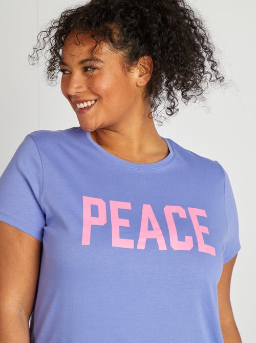 Chemise de nuit en jersey - Kiabi