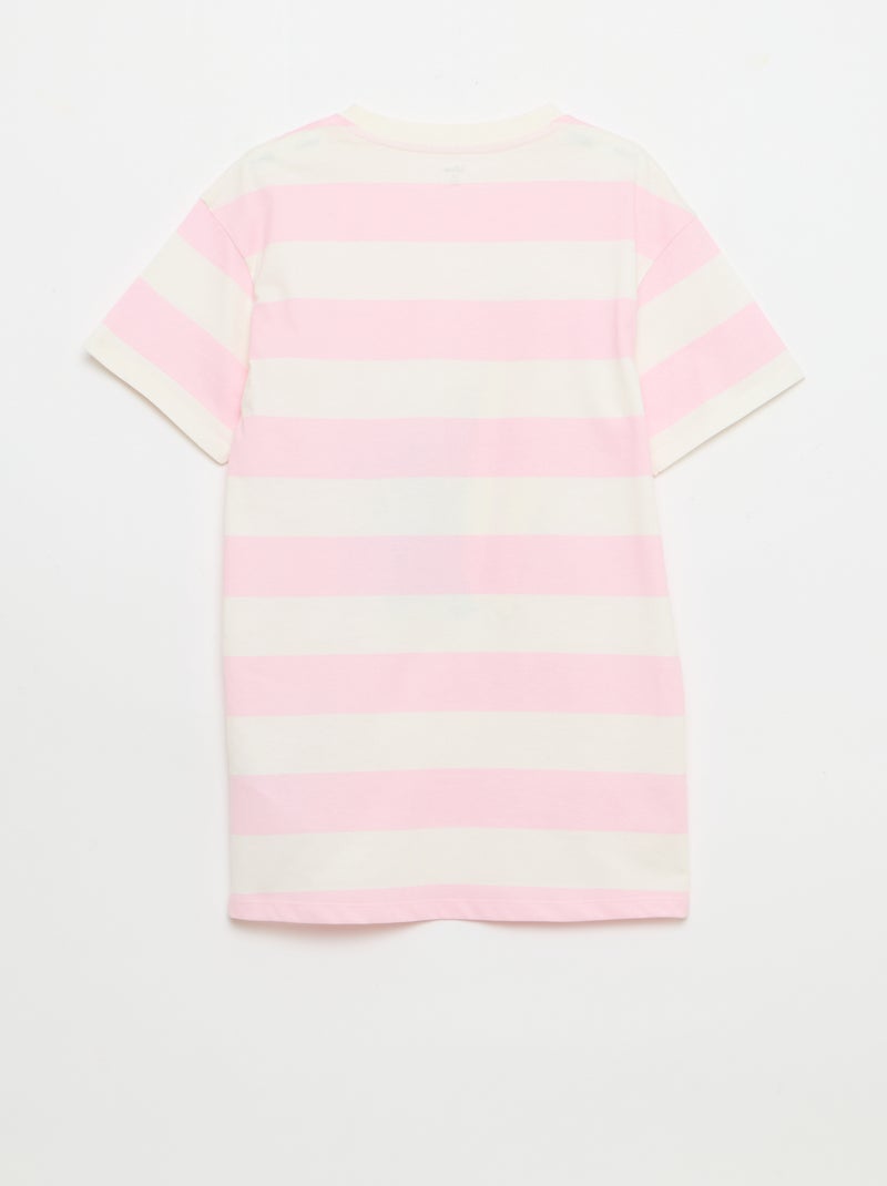 Chemise de nuit 'Stitch' 'Disney' Rose - Kiabi