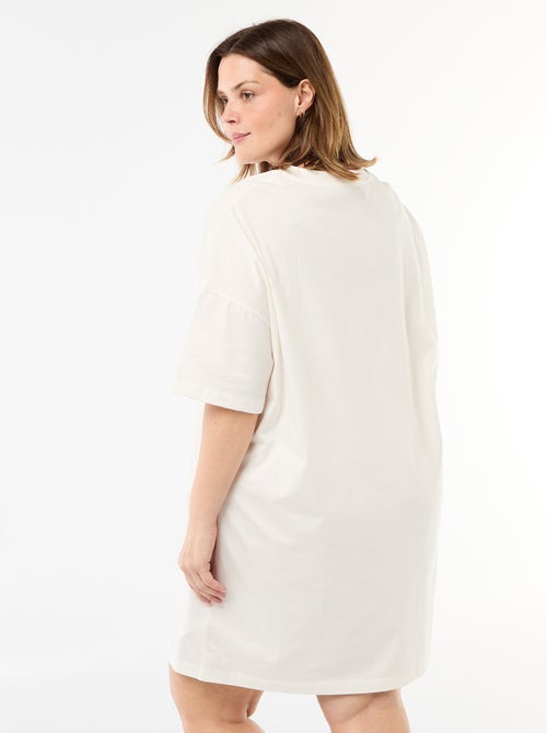 Chemise de nuit tee-shirt 'La Fée Clochette' - Kiabi