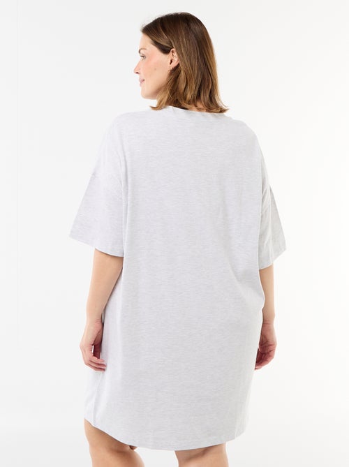 Chemise de nuit tee-shirt 'Panpan' - Kiabi