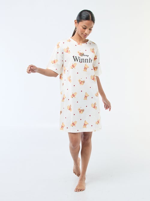 Chemise de nuit tee-shirt 'Winnie' - Kiabi