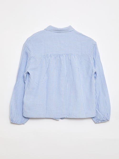 Chemise droite à rayures - So Easy - Kiabi