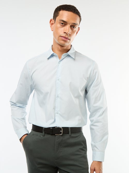 Chemise droite blanche - Kiabi