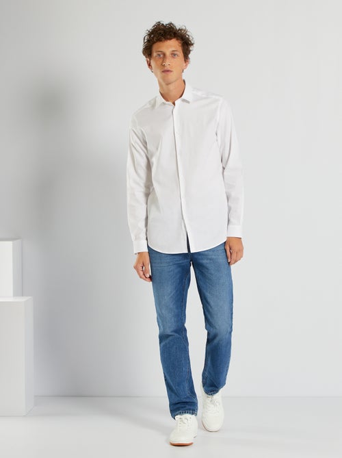 Chemise droite unie - Kiabi