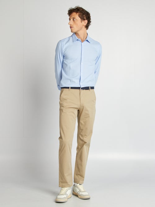 Chemise droite unie - Kiabi
