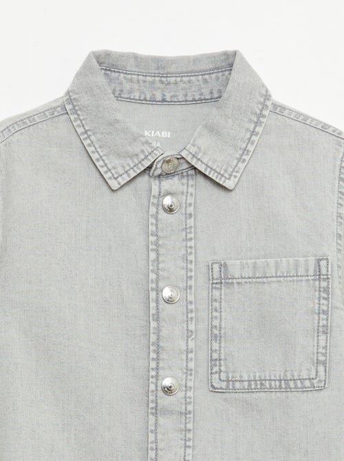Chemise en jean - Kiabi