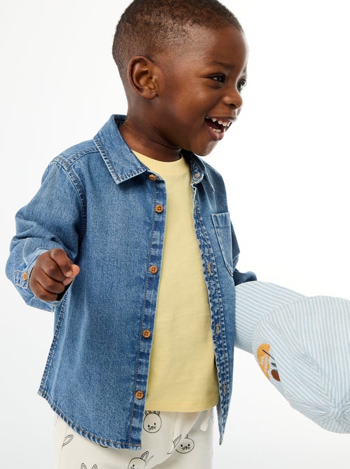 Chemise en jean regular fit - Kiabi