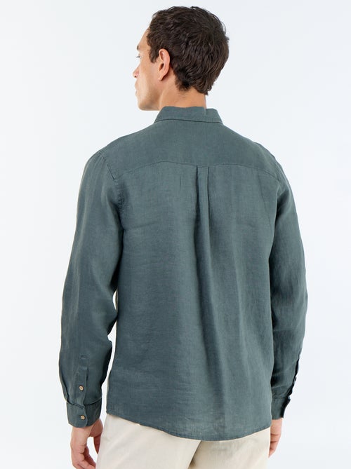 Chemise en lin - Kiabi