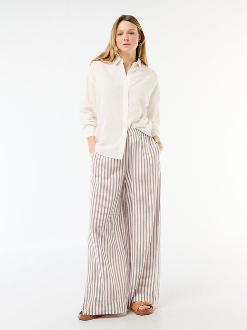 Chemise en lin mélangé - Kiabi Chemise en lin mélangé - Kiabi