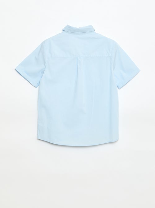 Chemise en popeline avec nœud papillon - Kiabi