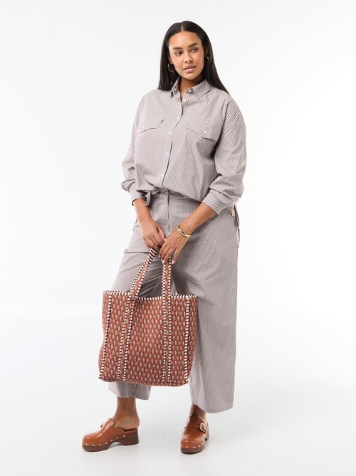 Chemise en popeline - Kiabi