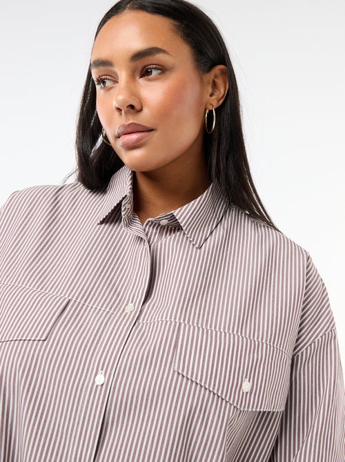 Chemise en popeline - Kiabi