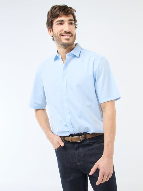 Chemise en popeline - Kiabi