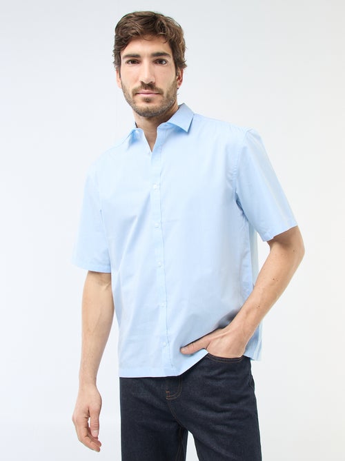 Chemise en popeline - Kiabi