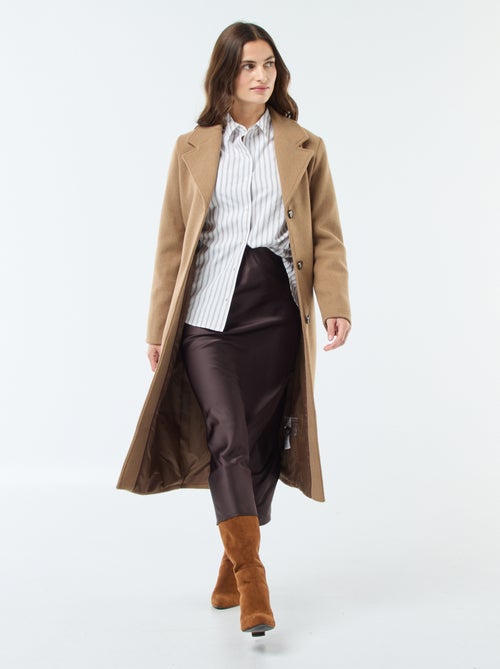 Chemise en popeline rayée - Kiabi