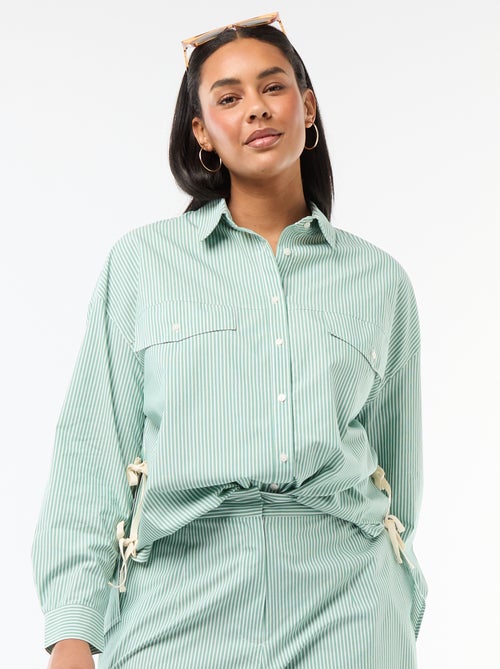 Chemise en popeline - Kiabi