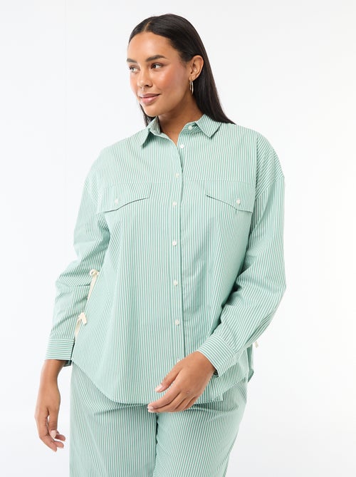 Chemise en popeline - Kiabi