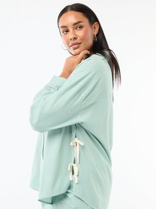 Chemise en popeline - Kiabi