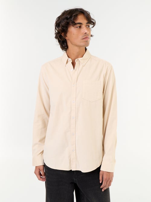 Chemise en velours côtelé - Kiabi