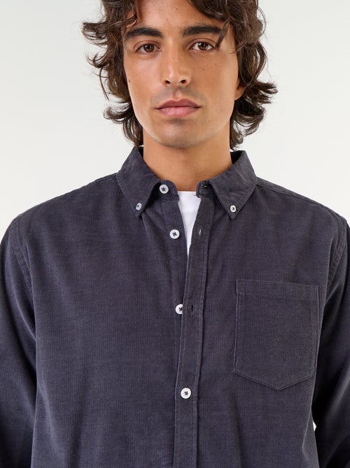 Chemise en velours côtelé - Kiabi