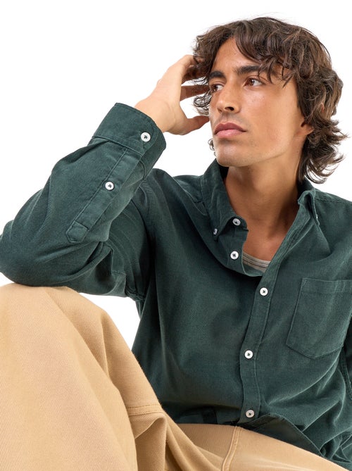 Chemise en velours côtelé - Kiabi