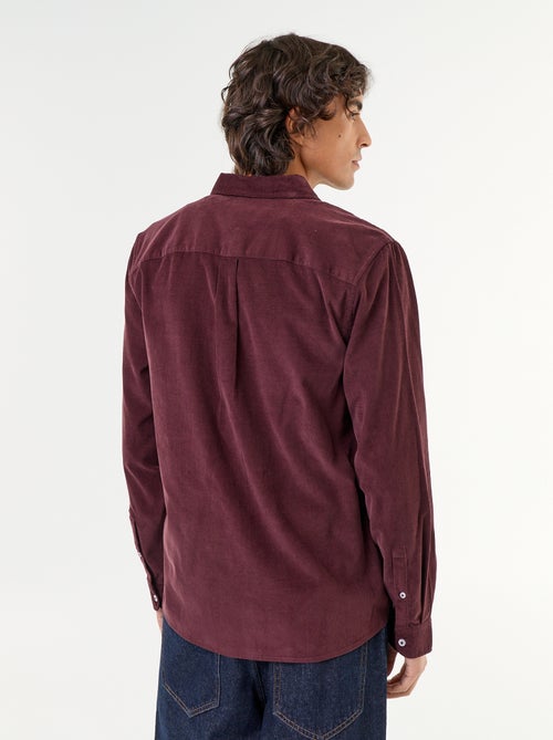 Chemise en velours côtelé - Kiabi