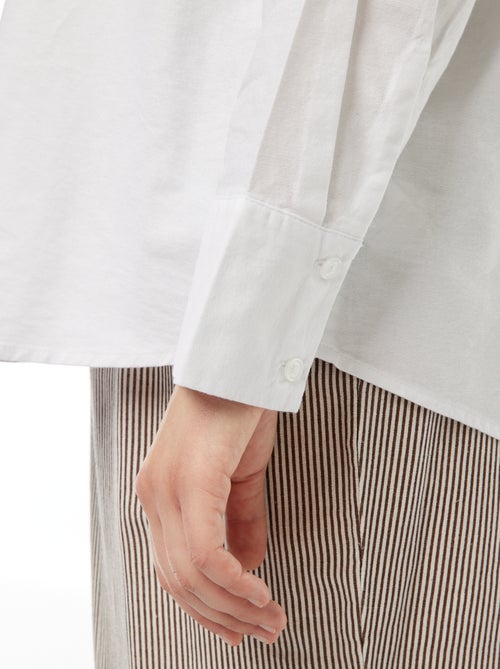 Chemise fluide oxford - Kiabi