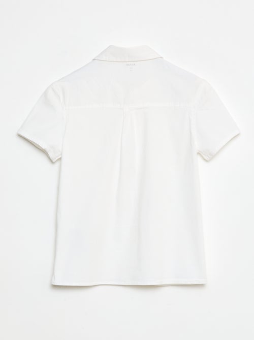 Chemise manches courtes - collection facile à enfiler - Kiabi