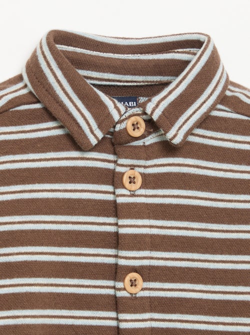 Chemise rayée à manches longues - Kiabi