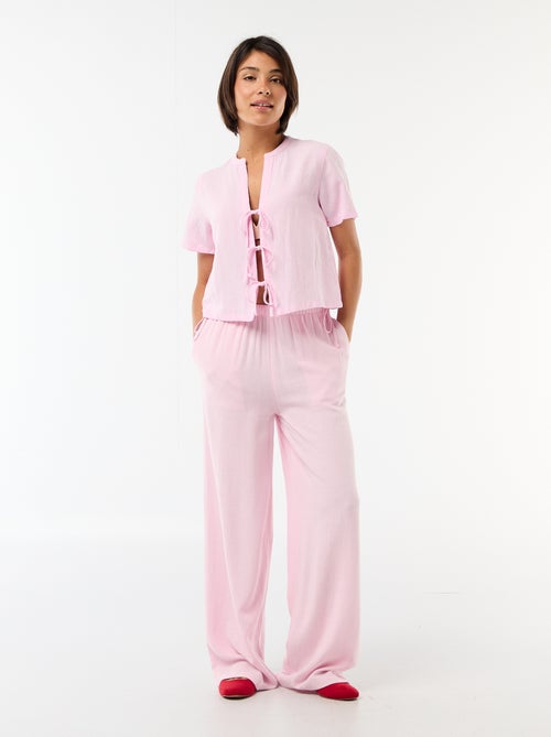 Chemisier avec nœuds - Kiabi