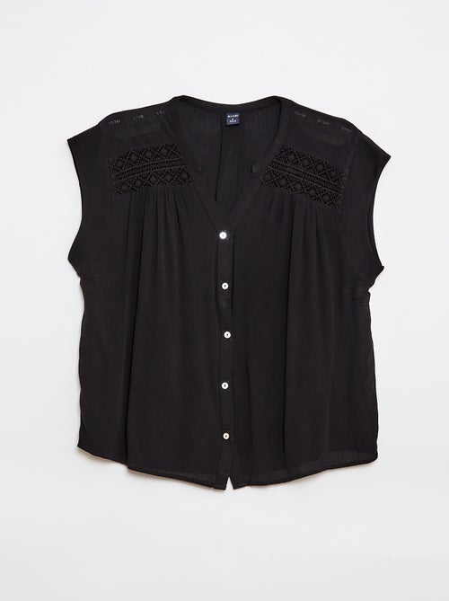 Chemisier manches courtes So Easy - Kiabi