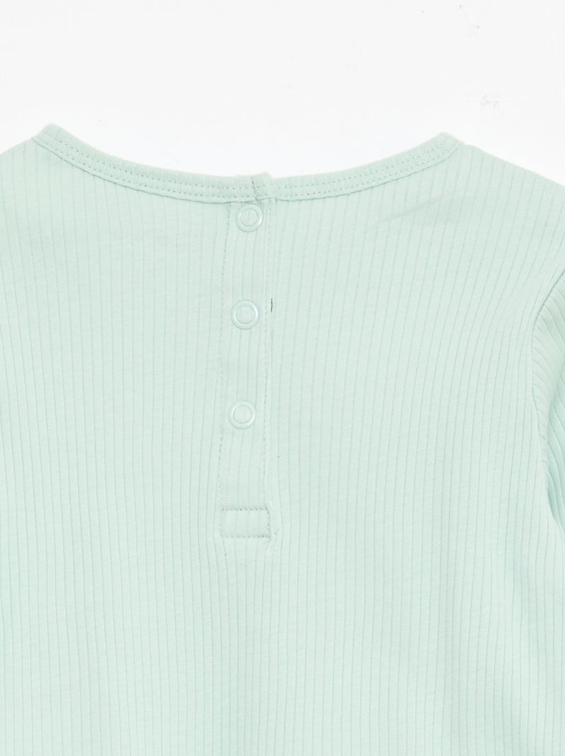 Chill-Pyjama-Set aus Baumwolljersey Blau - Kiabi