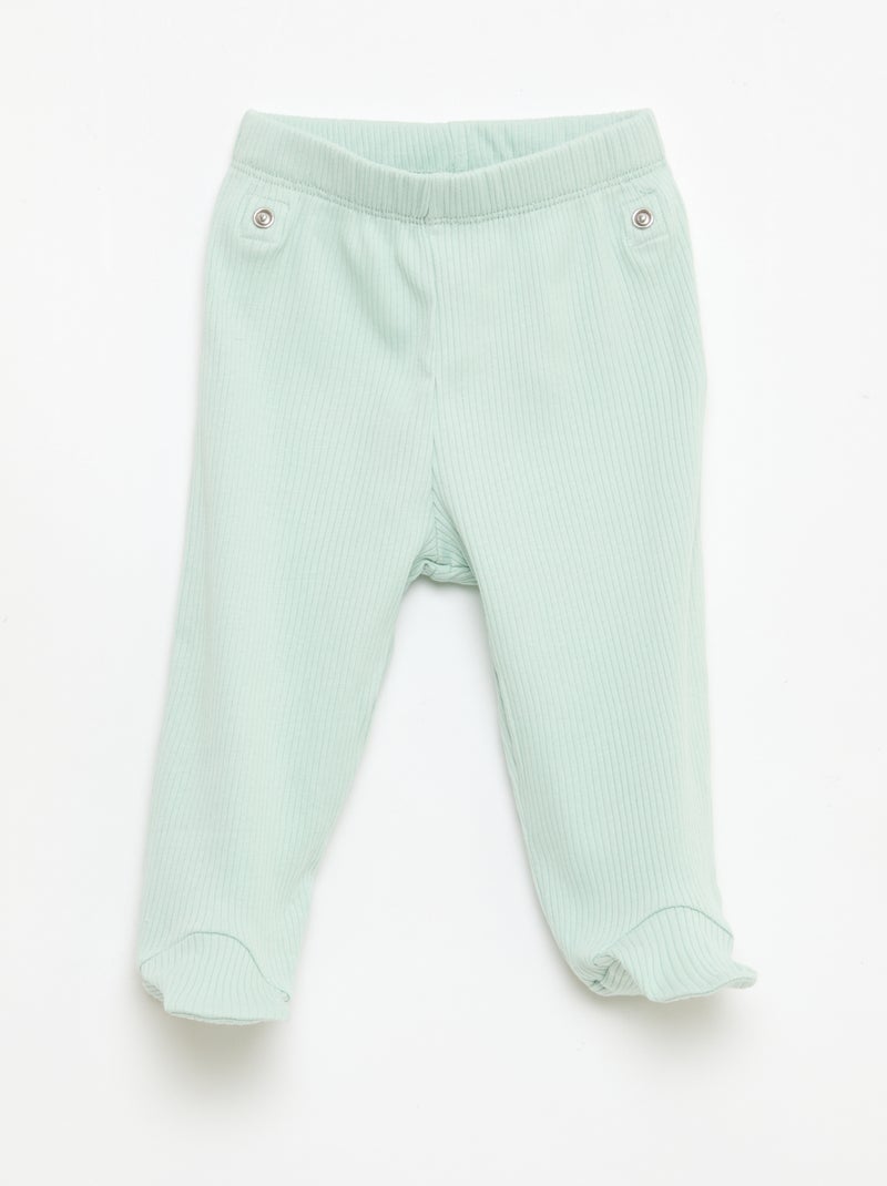Chill-Pyjama-Set aus Baumwolljersey Blau - Kiabi