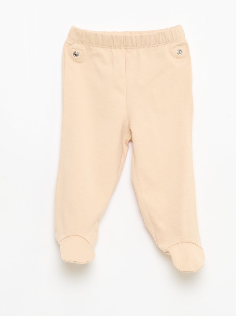 Chill-Pyjama-Set aus Baumwolljersey Weiß - Kiabi