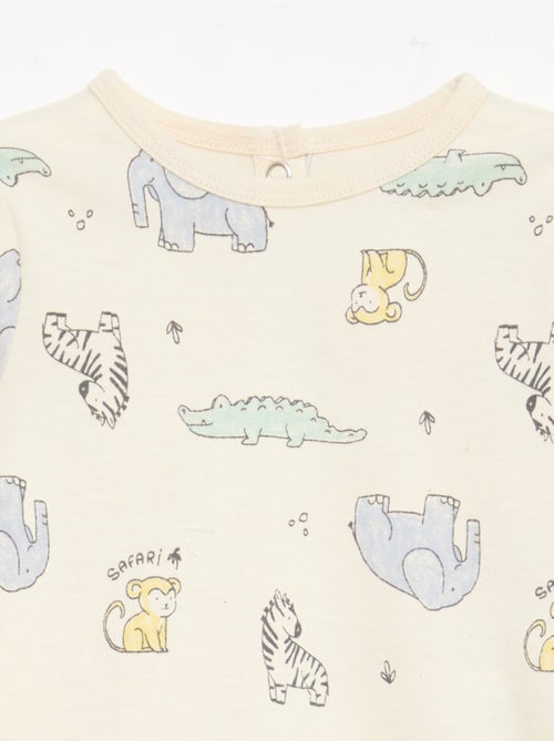 Chill-Pyjama-Set aus Baumwolljersey - Kiabi
