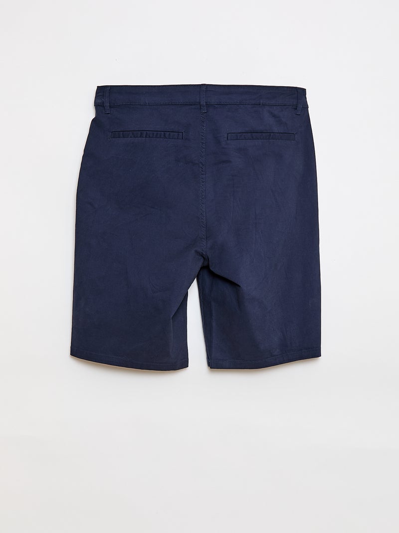 Chino-Bermuda – Kollektion für einfaches Anziehen Blau - Kiabi