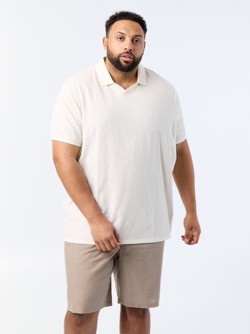 Chino-Bermuda mit Kordelzug - Kiabi Chino-Bermuda mit Kordelzug - Kiabi