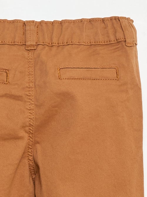 Chino droit en coton stretch - Kiabi