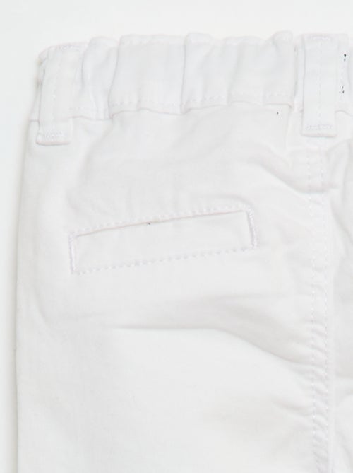 Chino droit en coton stretch - Kiabi