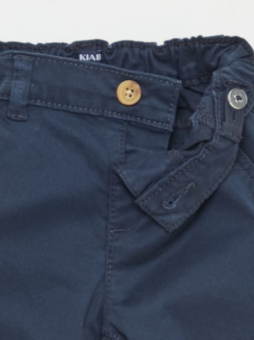 Chino droit en coton stretch - Kiabi