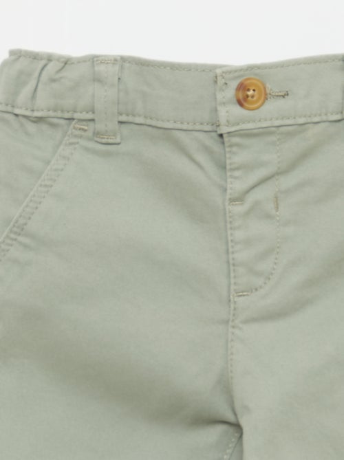 Chino droit en coton stretch - Kiabi