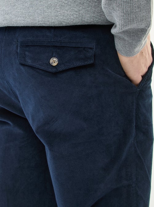Chino en velours taille standard - Kiabi