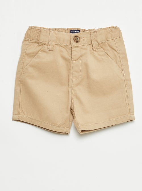 Chino Shorts with Adjustable Waist - Kiabi