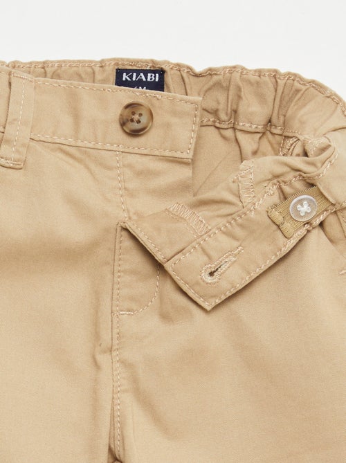 Chino Shorts with Adjustable Waist - Kiabi
