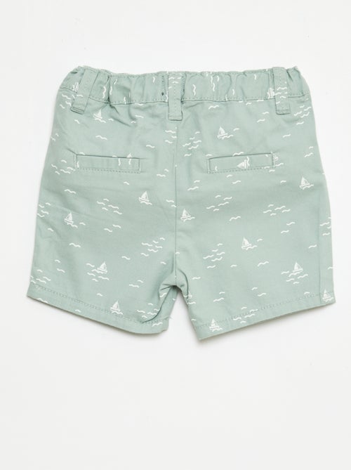 Chino Shorts with Adjustable Waist - Kiabi