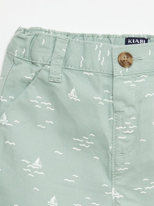 Chino Shorts with Adjustable Waist - Kiabi