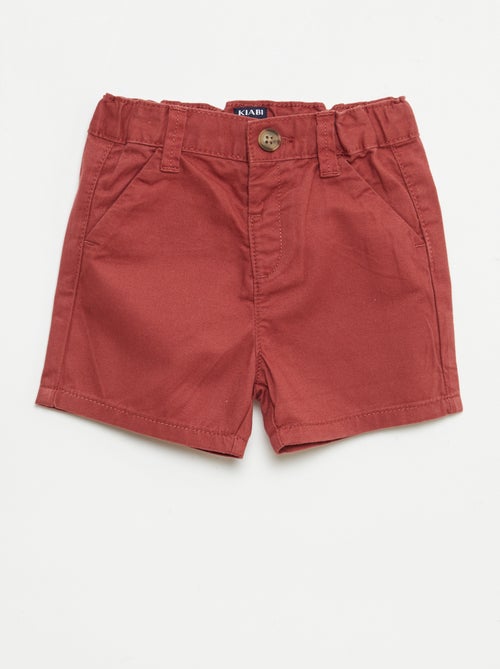 Chino Shorts with Adjustable Waist - Kiabi