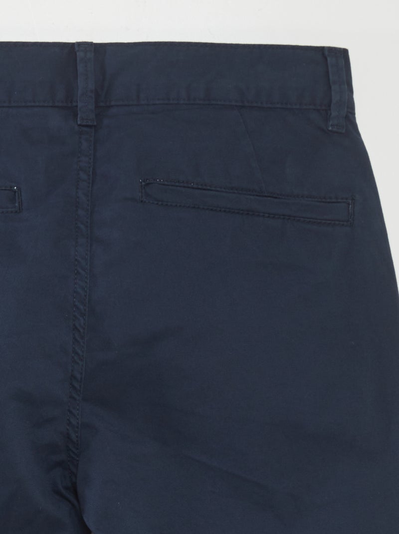 Chino skinny stretch - L32 Bleu marine - Kiabi
