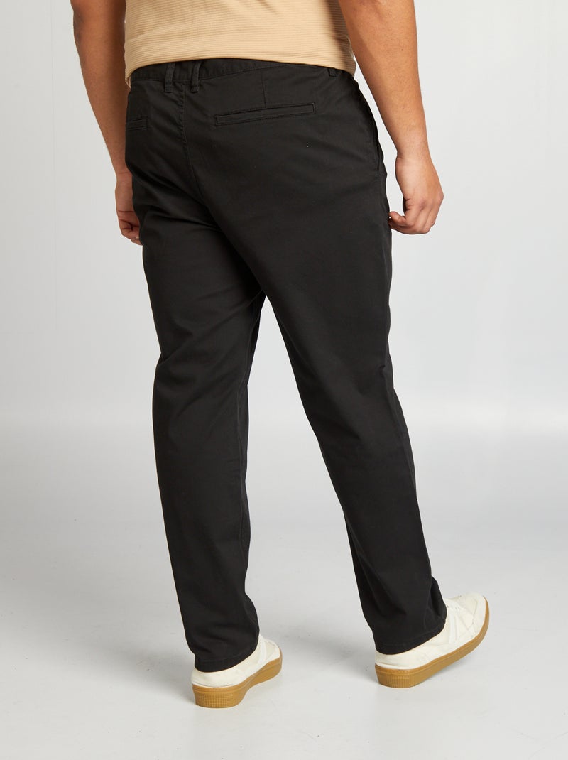 Chino slim - L34 Noir - Kiabi
