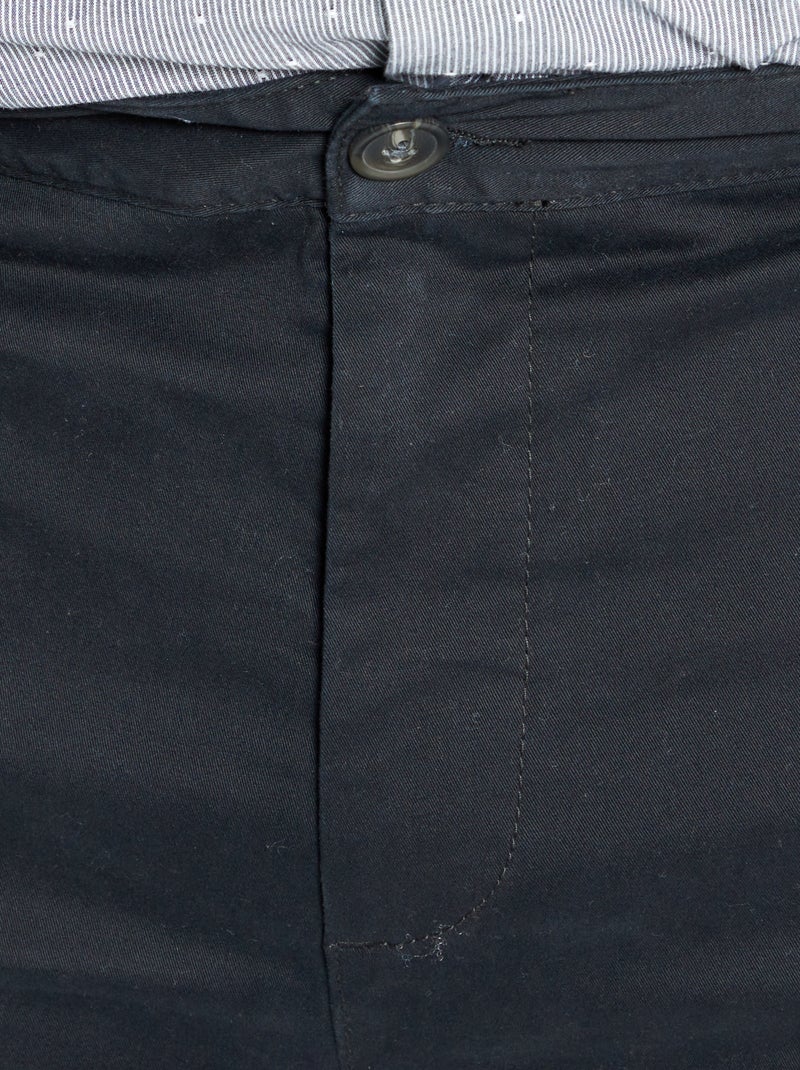 Chino slim - L34 Noir - Kiabi